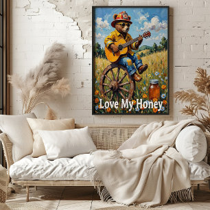 Poster Meadow Melody: Ameixas de Roda do Urso