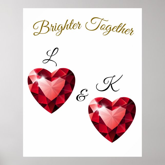 Poster Meaningful Gift for her – Elegant Love (Frente)