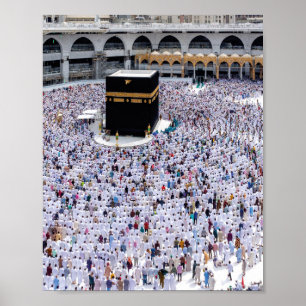 Poster Meca Na Arábia Saudita, Bela Mesquita