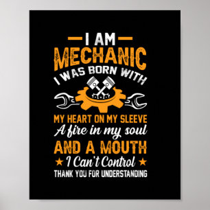 Poster Mecânico Sou Mecânico