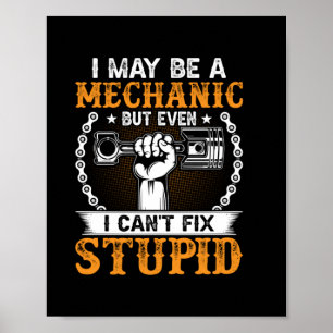 Poster Mecânico, talvez um mecânico