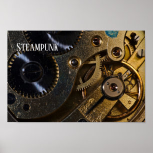 Poster Mecanismo de Vigilância Steampunk