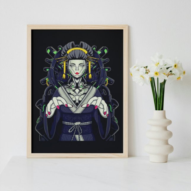 Poster Mecha Geisha (Criador carregado)