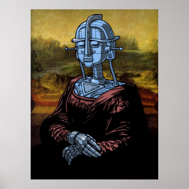 Pôster Mecha Lisa (Frente)