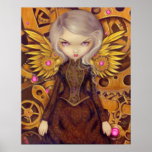 Poster Mechanical Angel II Steampunk faEuropeia Art Impre