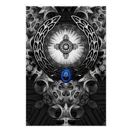 Pôster MechTron One Abstrato Art