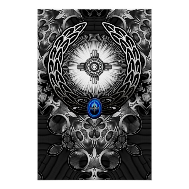 Pôster MechTron One Abstrato Art (Frente)