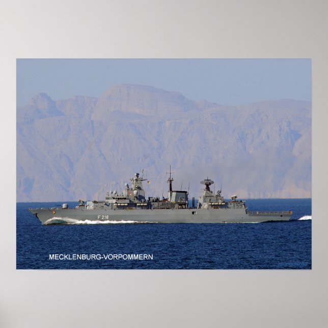 Poster Mecklenburg-Vorpommern F 218 (Frente)