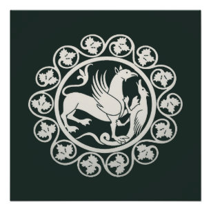 Pôster  Medalha de Combate de Grifo Medieval