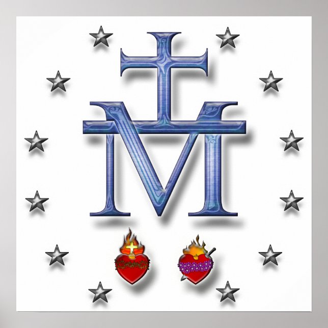 Pôster Medalha Miraculosa (Frente)