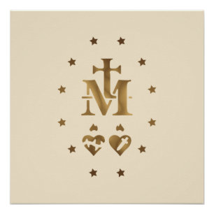 Pôster Medalha Miraculosa, Medalha de Nossa Senhora de   