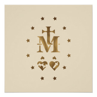 Pôster Medalha Miraculosa, Medalha de Nossa Senhora de Gr