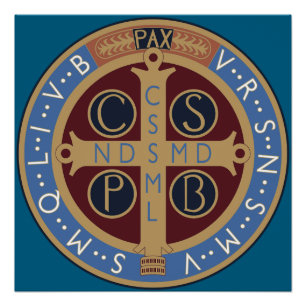 Pôster Medalha santo Benedict