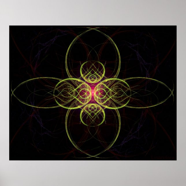 Pôster Medalhão Vermelho de Alexandra Cook aka Linandara (Frente)