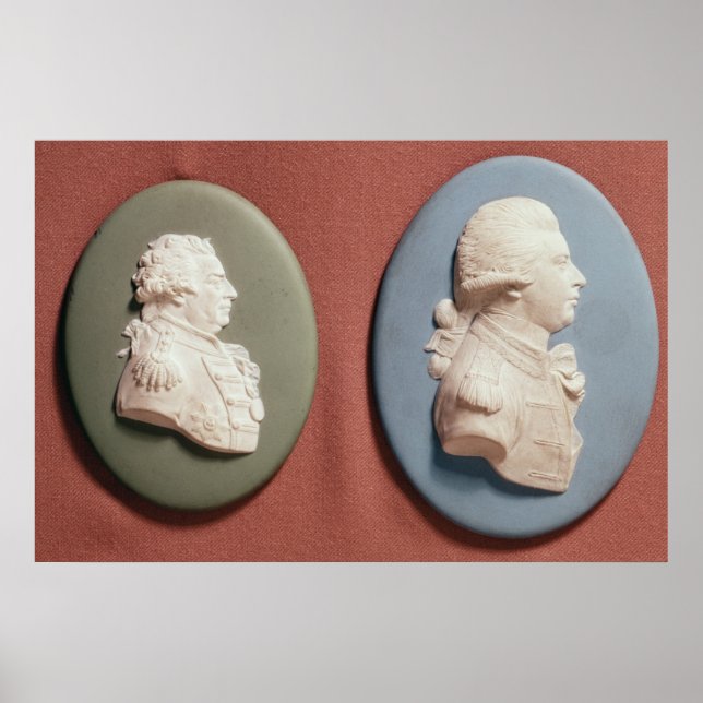 Pôster medalhões de George IV (Frente)