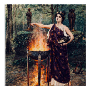 Pôster Medea Preparando sua Poção –