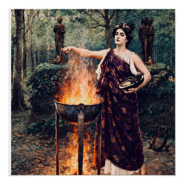Pôster Medea Preparando sua Poção –  (Frente)