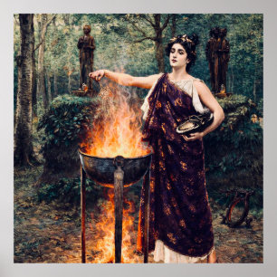 Poster Medea Preparando sua Poção – 