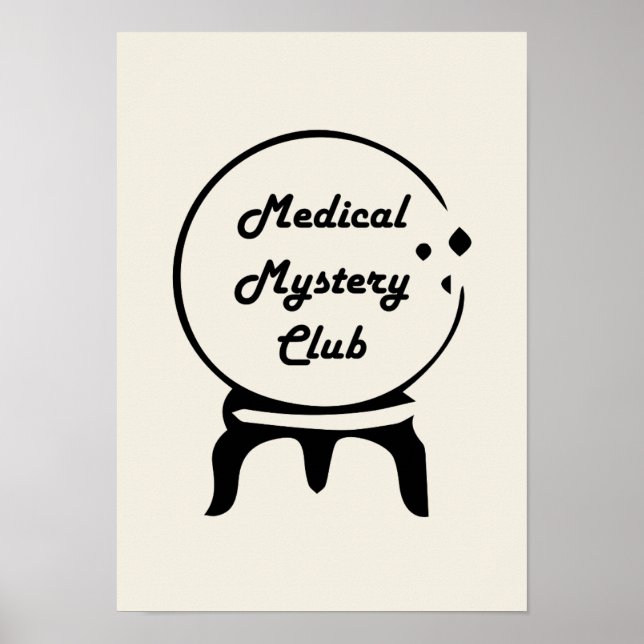 Poster Medical Mystery Club Minimalist Wall Art (Frente)