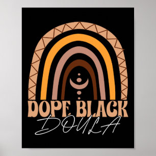 Poster Medicina negra Doula Afro-Americana Parteira Nasci