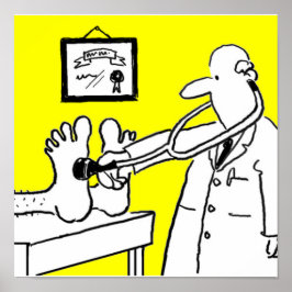 Poster Médico com Stetoscope