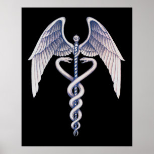 Poster médico do negócio do preto do símbolo do