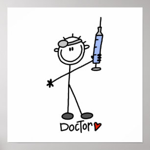 Pôster Médico do Stick Basic