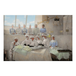 Pôster Médico - Sala de Operações 1905