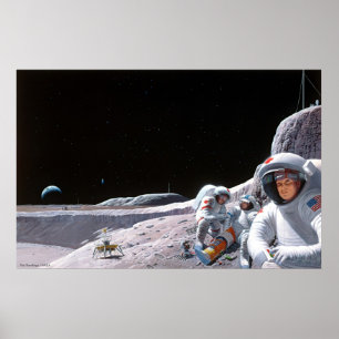 Poster Médicos lunares