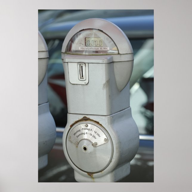 Pôster Medidor de Estacionamento (Frente)