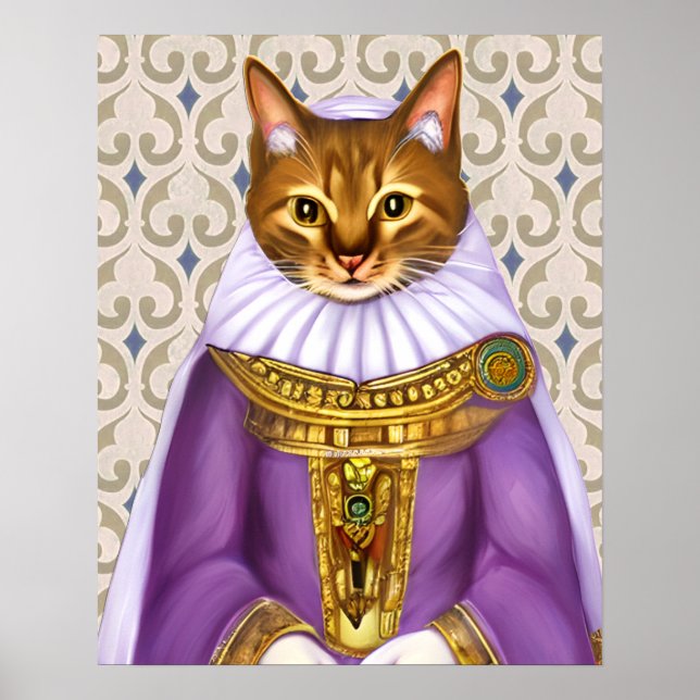 Poster Medieval Cat Maiden (Frente)