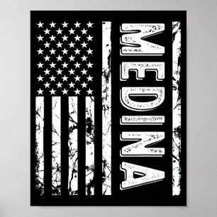 Poster Medina Sobrenome Engraçado Apelido Equipe Família 