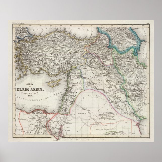 Pôster Médio Oriente (Frente)