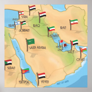 Poster Médio Oriente