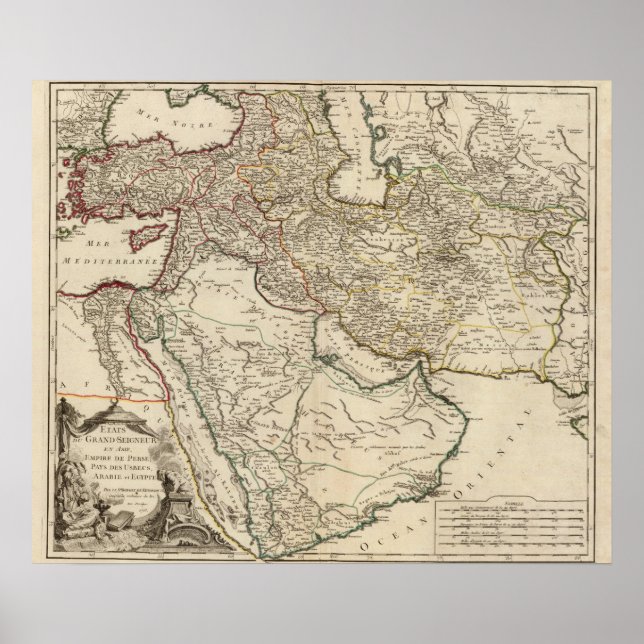 Pôster Médio Oriente 2 (Frente)