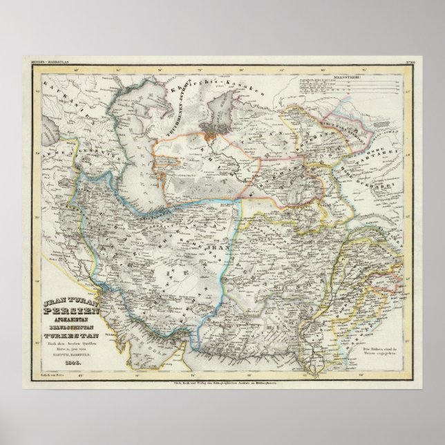 Pôster Médio Oriente, Afeganistão (Frente)