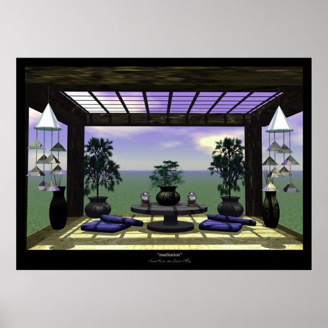 Pôster Meditação (Frente)