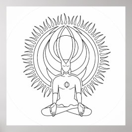 Poster Meditação.