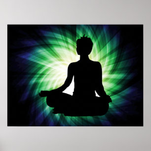 Poster Meditação brilhante Ardha