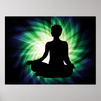 Poster Meditação brilhante Ardha