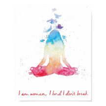 Meditação de Aquarela Yoga Lotus Pose Chakra