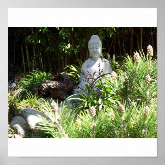 Poster Meditação de Buddah (Frente)