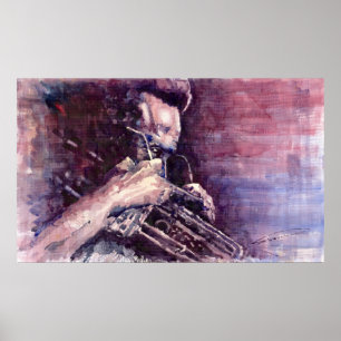 Pôster Meditação de Miles Davis do jazz