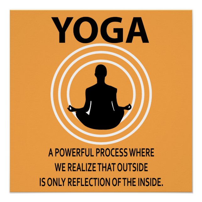Pôster Meditação de Yoga Yoga (Frente)