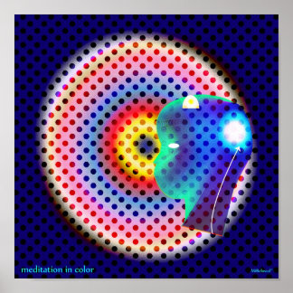 Pôster Meditação em Cor