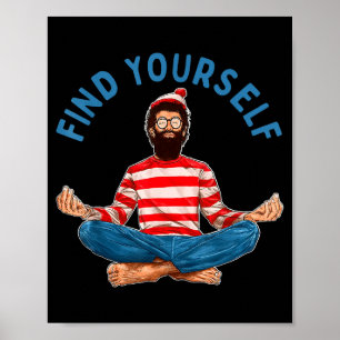 Poster Meditação Encontre-se Divertido