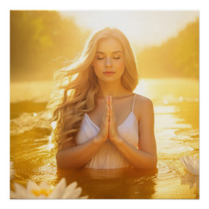 PÔSTER MEDITAÇÃO - IOGA -- CARPE DIEM