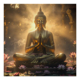 PÔSTER MEDITAÇÃO - IOGA - CARPE DIEM