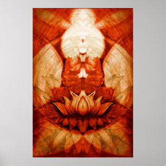 Poster Meditação.Lotus4