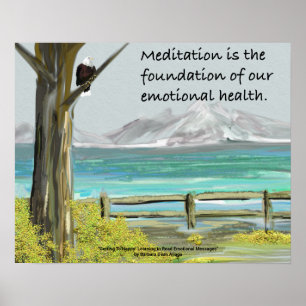 Poster Meditação Meme é a Fundação